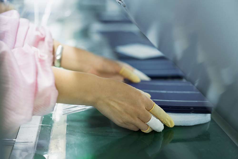 A napelem előállítási folyamata