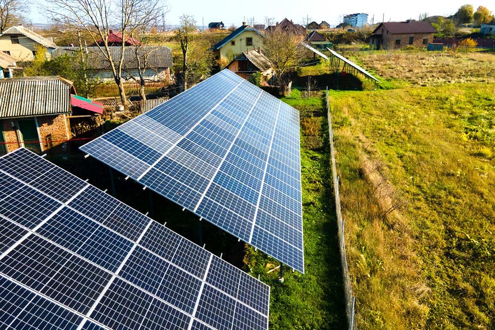 Alternatíva: a földre telepített napelem rendszer Alternatíva: a földre telepített napelem rendszer